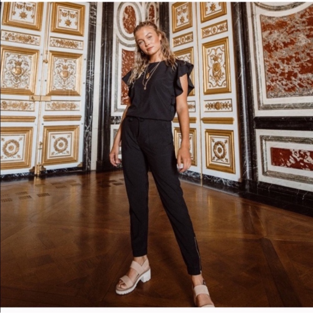 Albion 9 to 9 Jumpsuit Black Size Small